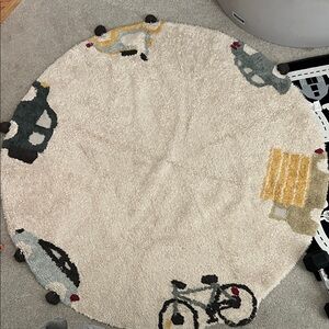 Kids Play rug/Mat with Vehicle Design washable